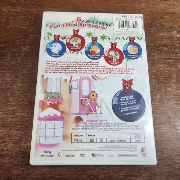 The Berenstain Bears Christmas Tree DVD - Picture 4 of 4